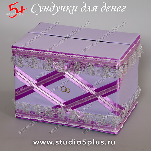 Коробка для денег жениха и невесты