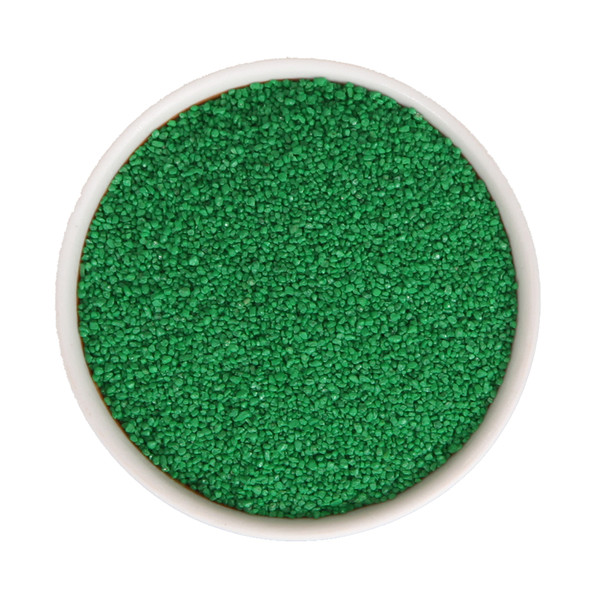 Песок зеленый изумрудный, декоративный песок зеленого изумрудного цвета