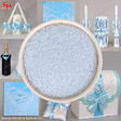 Декоративный песок голубого цвета для песочной церемонии на свадьбе купить в СПб