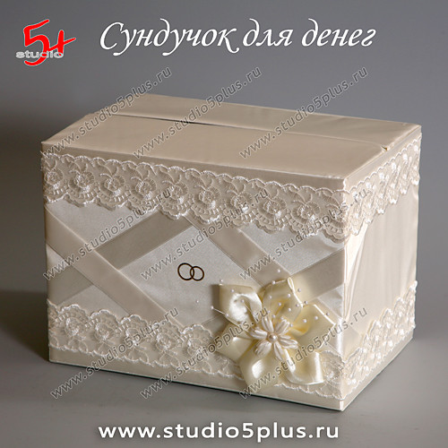 Коробка на свадьбу для денежных подарков