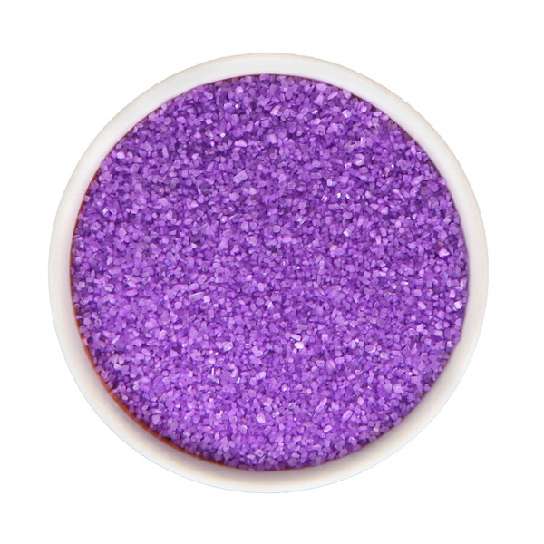 Фиолетовый песок, декоративный песок фиолетового цвета Лаванда