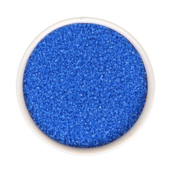 Синий песок, декоративный песок синего цвета