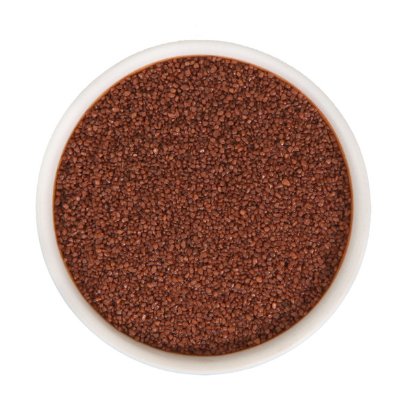 Шоколадный коричневый песок, цветной декоративный песок шоколадного цвета