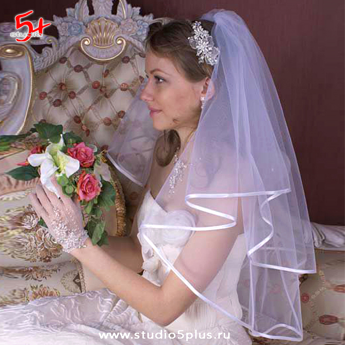 Фата невесты белая фото