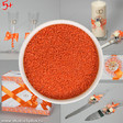 Оранжевый песок для свадебной песочной церемонии купить в СПб